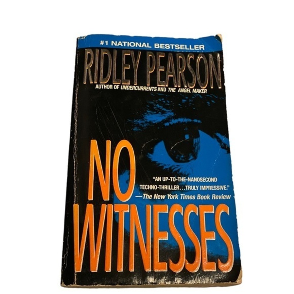 No Witnesses - paperback, Ridley Pearson first edition.